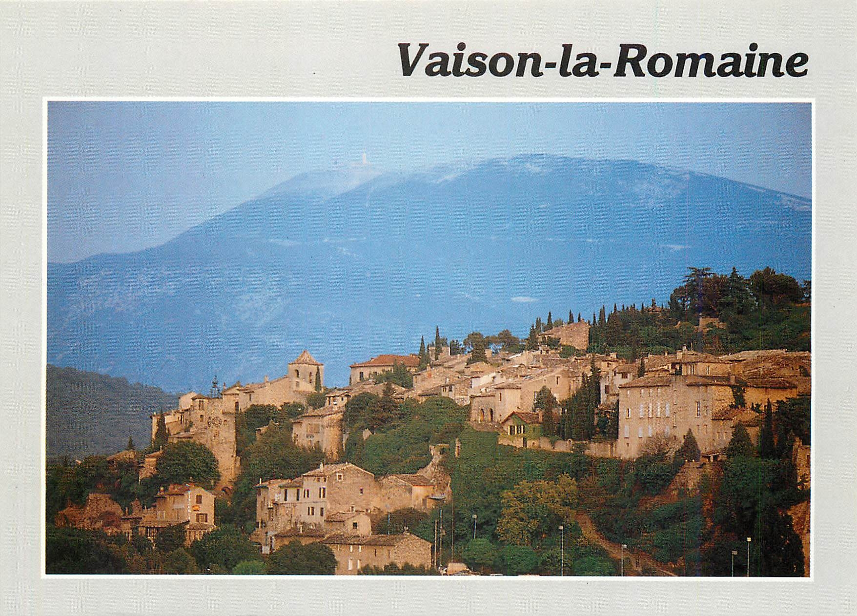 CPM Vaison la Romane (Vaucluse) Vue generale et le Mont Ventoux