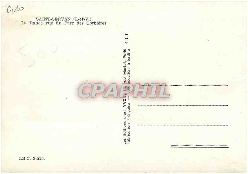 CPM Saint Servan (Ille et Vilaine) Le port et la tour Solidor — Reverso