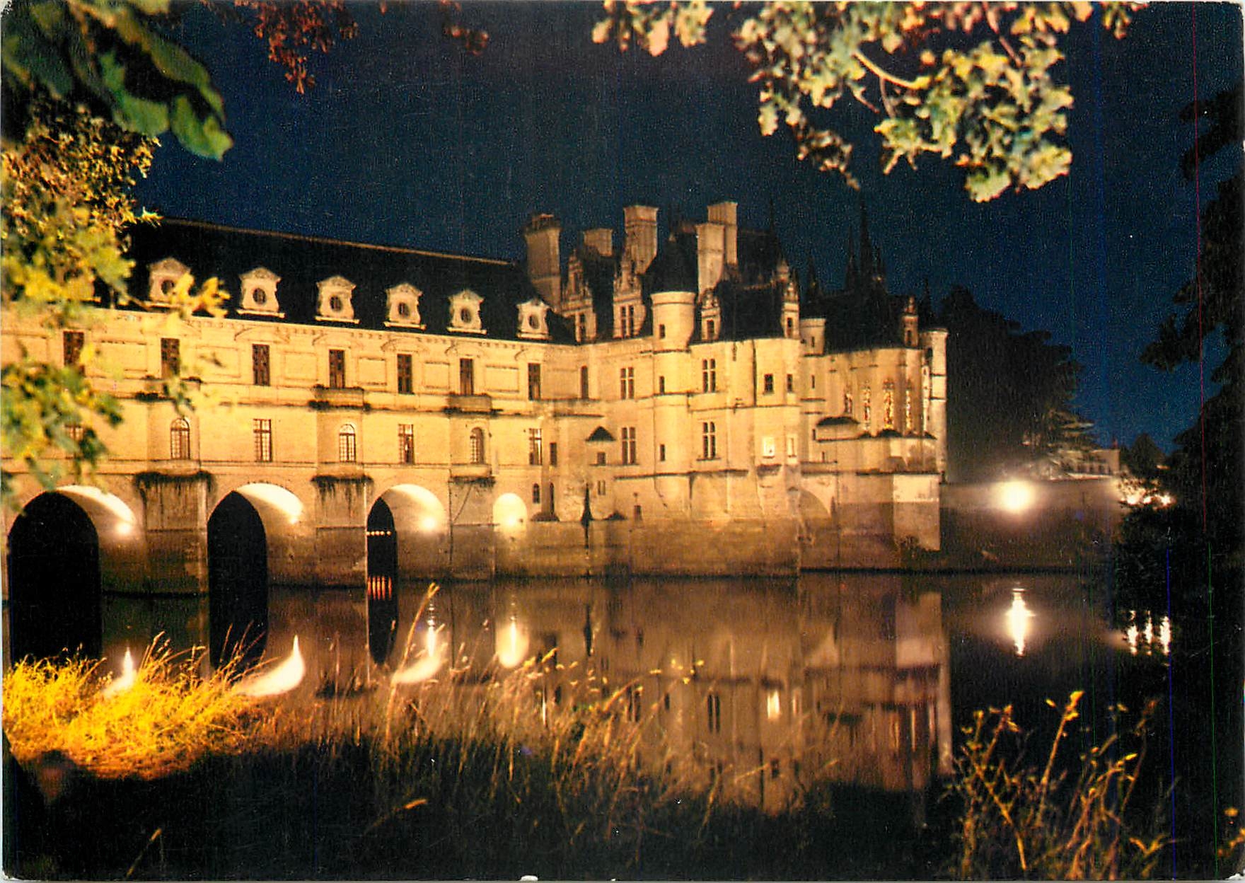 CPM Chateau de la Loire Chenoceau (I et L) Construction Renaissance)