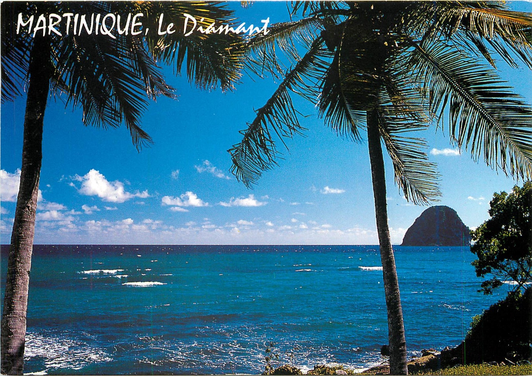 CPM Martinique La Baie du Diamant le Rocher de Diamant (alt 176 m)