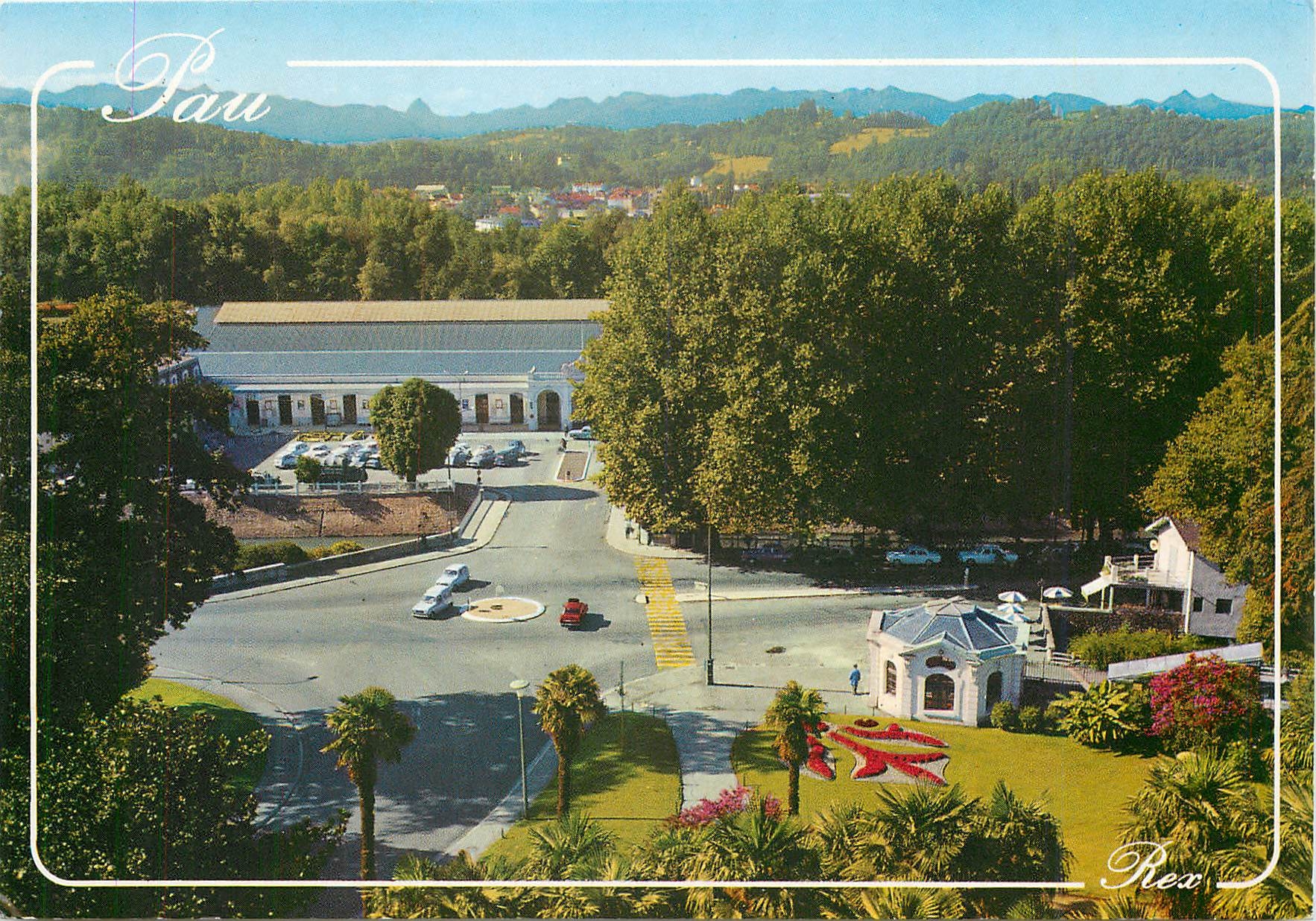 CPM Pau (Pyrenees Atalantiques) La Polmeraie et la Gare