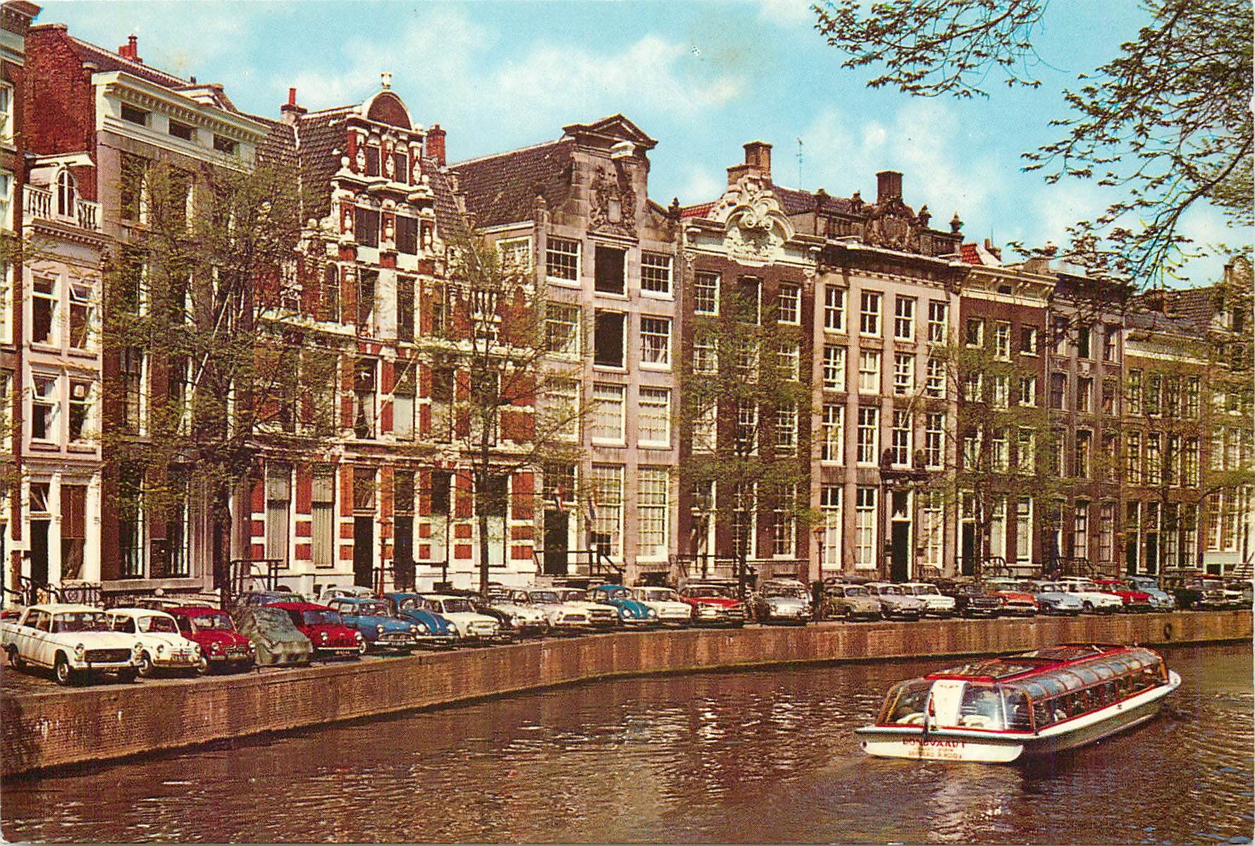 CPM Amsterdam Holland Vieux facades au canal des Seigneurs