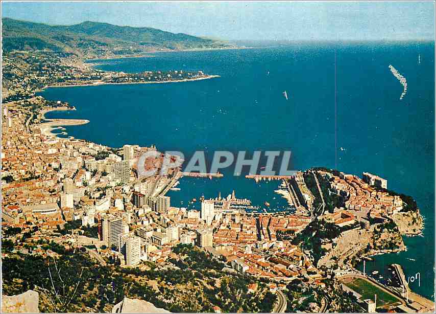 CPM La cote d'Azur miracle de la nature Principaute de monaco vue generale