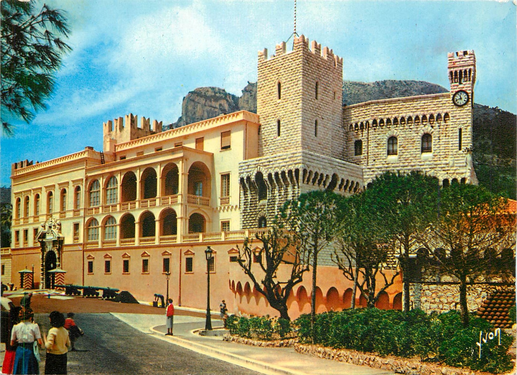CPM La Cote d'Azur miracle de la nature principaute de Monaco le palais du Prince