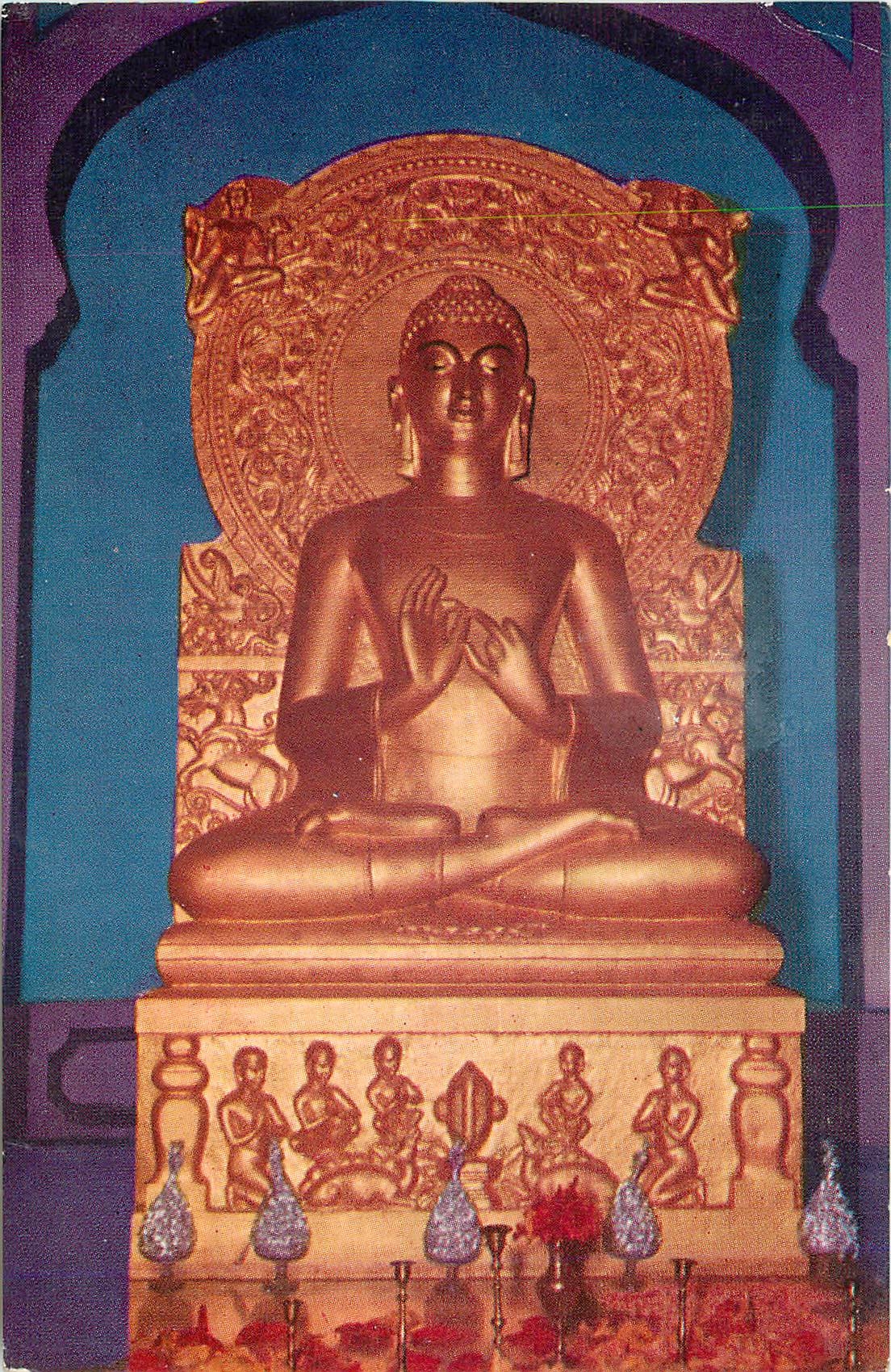 CPM Buddha Delivering his firt sermon Sarnath