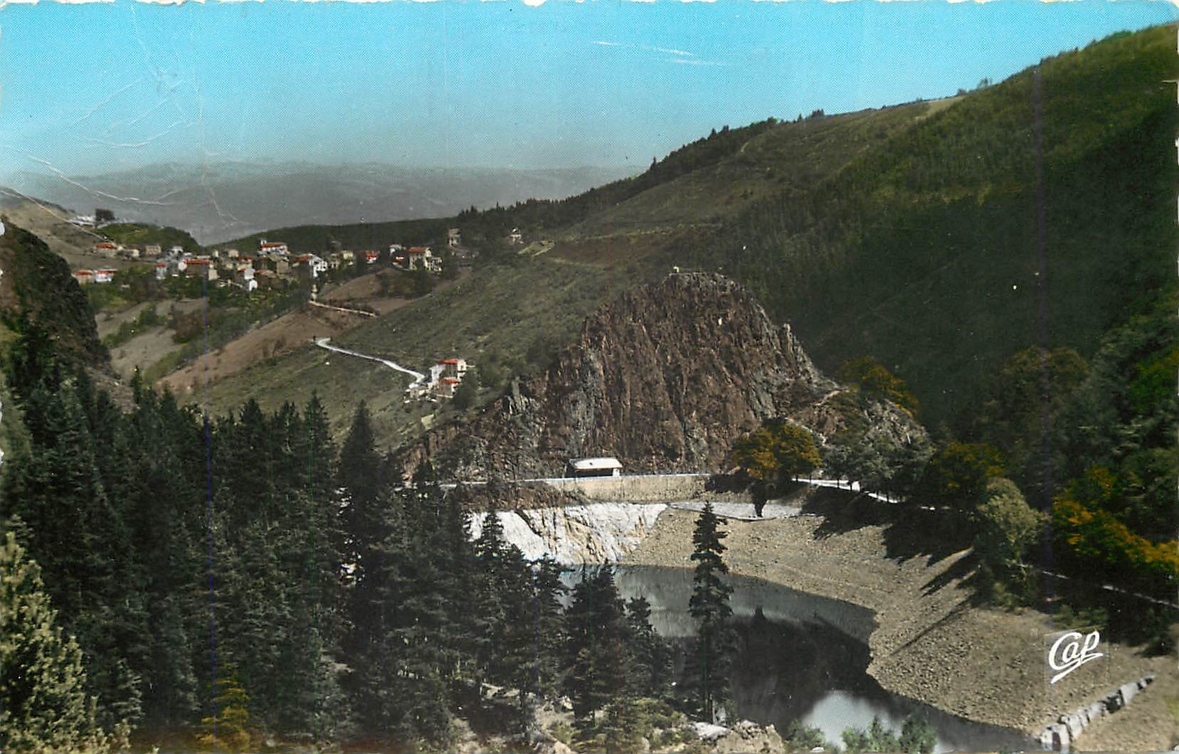 Barrage du gouffre d'Enfer et village de Rochetaillée — Environs de Saint-Étienne — éditeur Cap