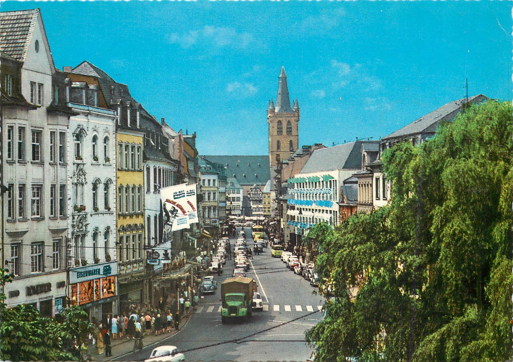 CPM Trier Simeonstrasse Blick von der Porta Negra