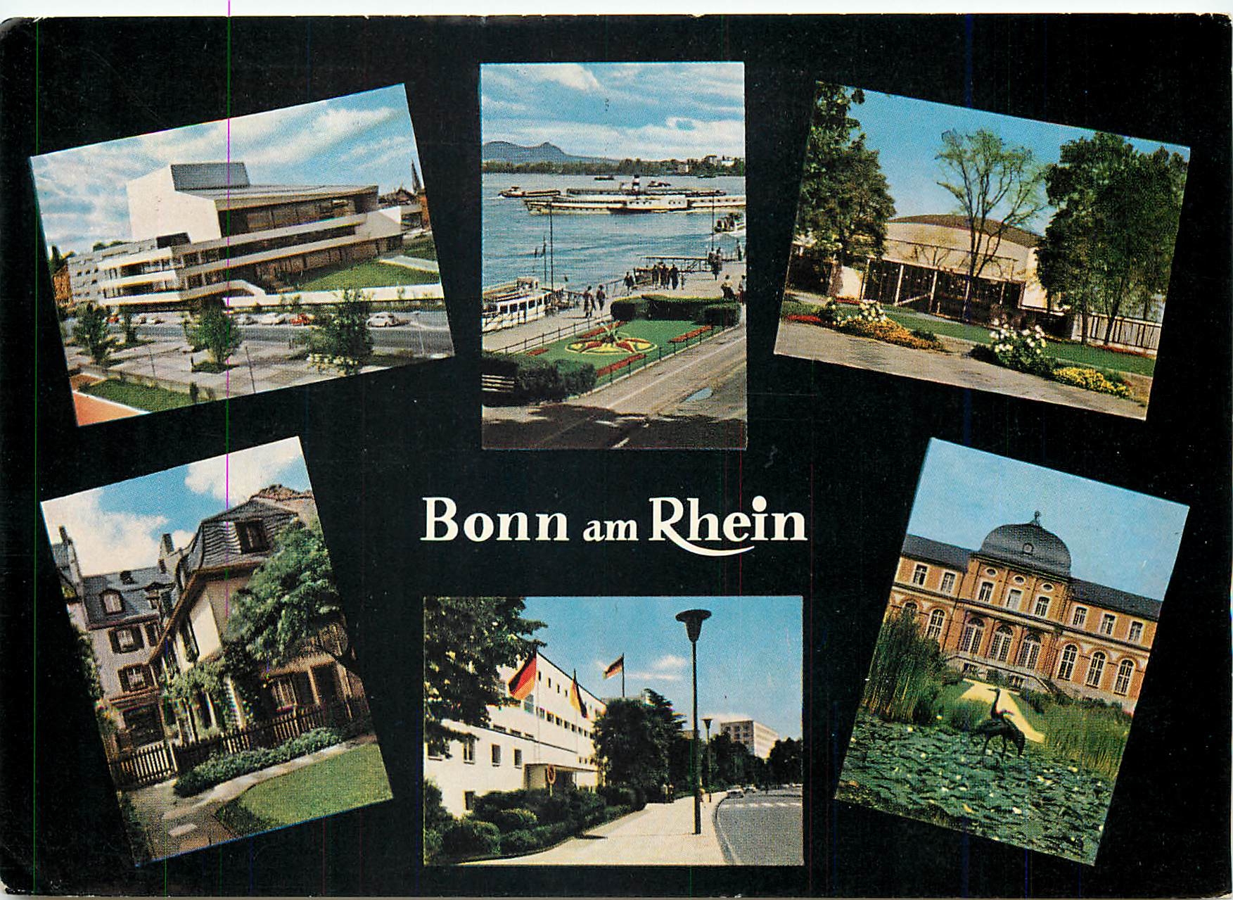 CPM Bonn am Rhein Theatre Rheinansicht Beethovenhalle