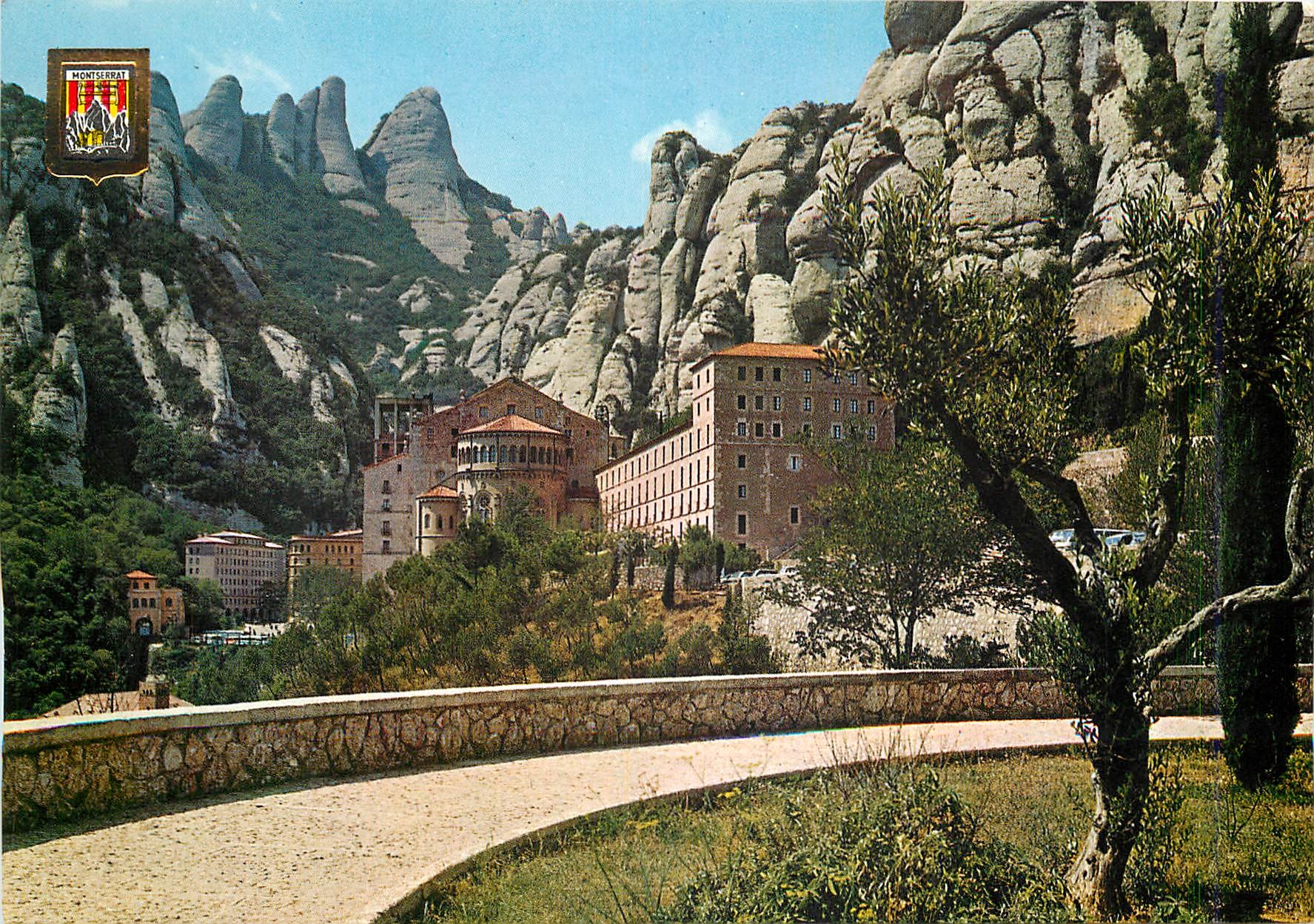 CPM Montserrat Le Monastere et les Rochers de site Madeleine