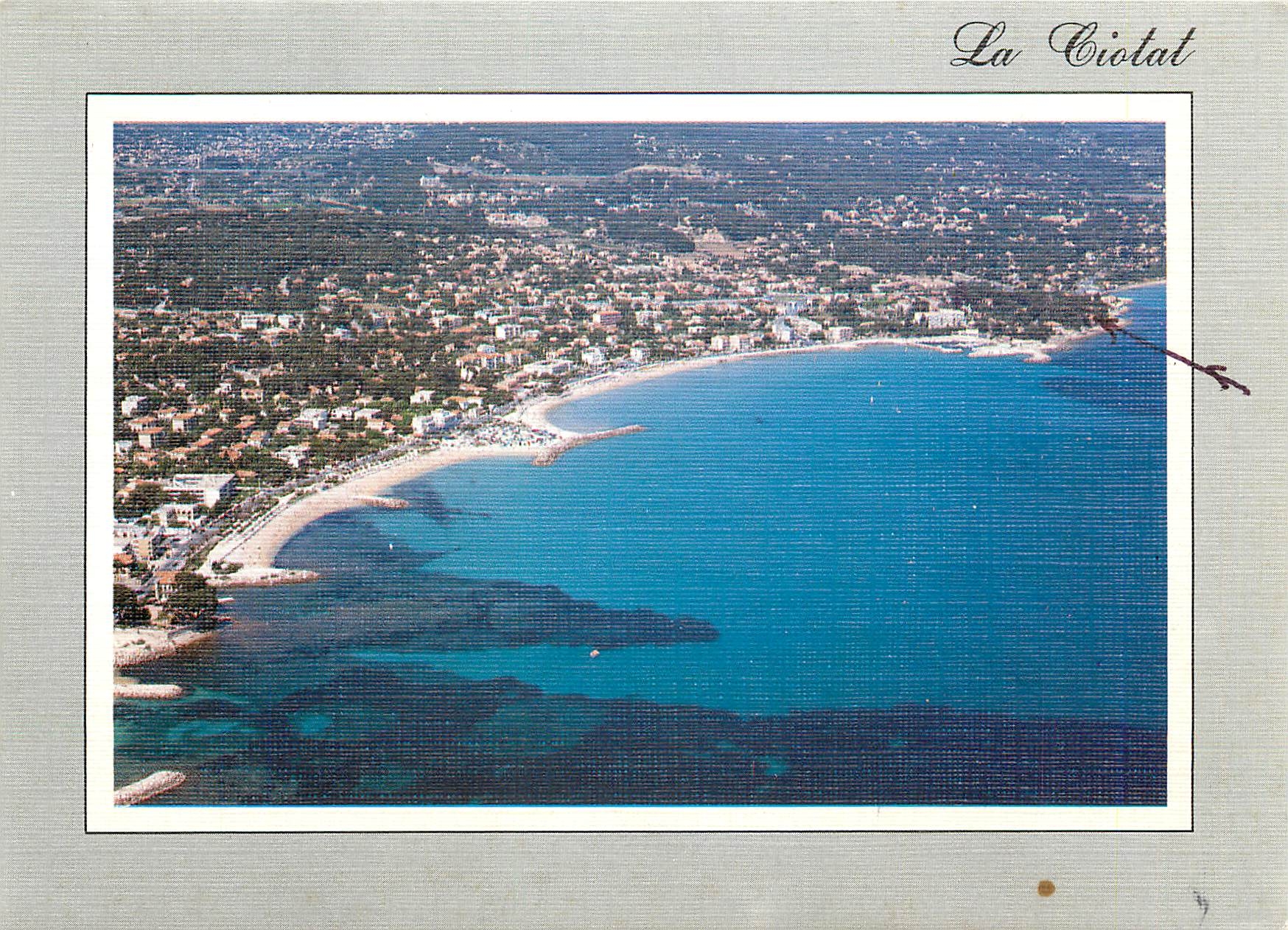 CPM Ciotat les Plages vues du ciel