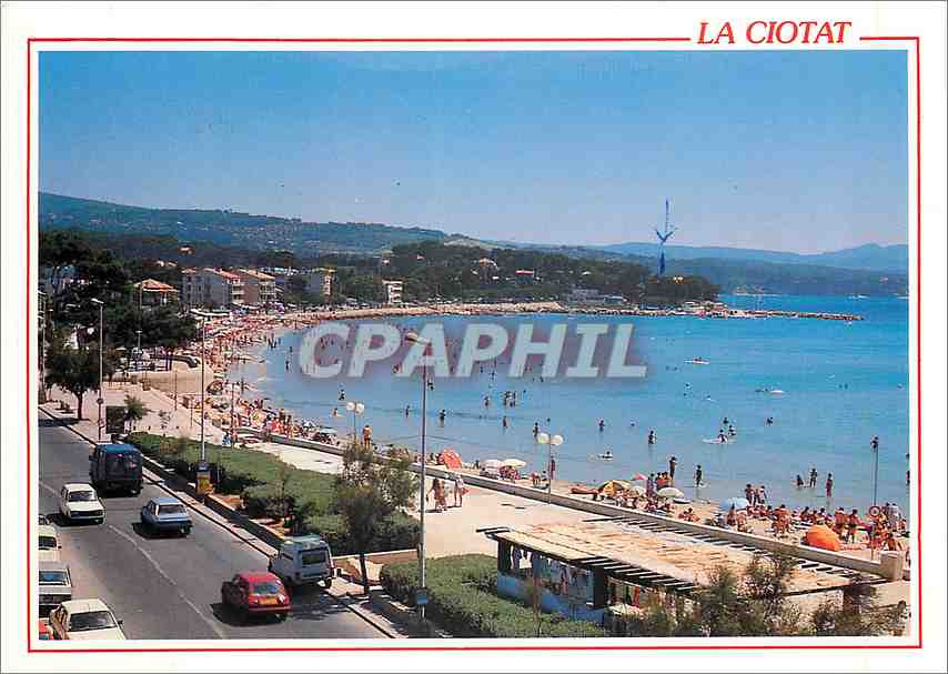 CPM ciotat (B du R) Le boulevard beau Rivage La Plage St Jean