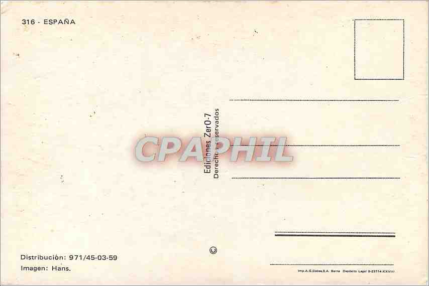 CPM Espana — Back