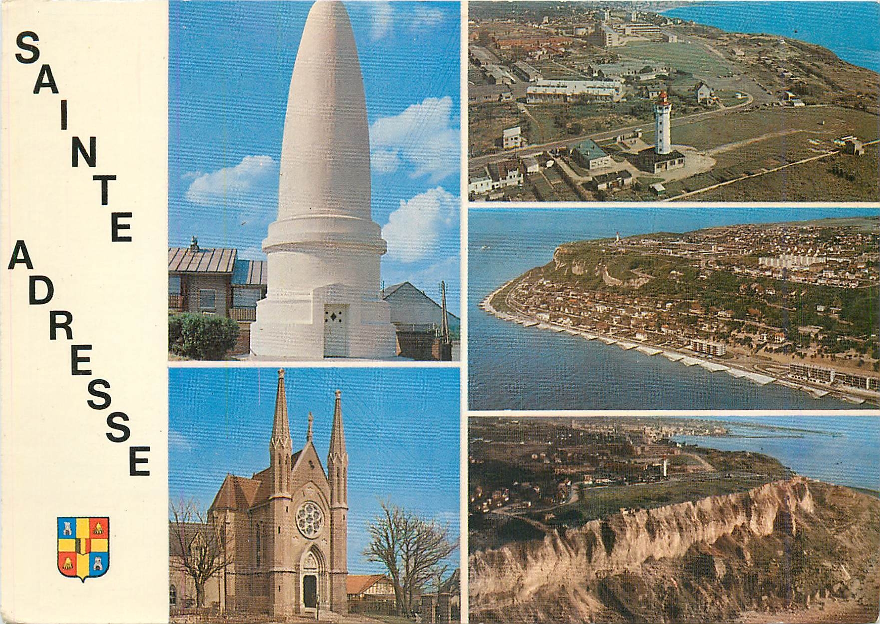 CPM Sainte Adresse (Seine Maritime) le Pain de Sucre La Chapelle N D des Flots le cap de la Heve