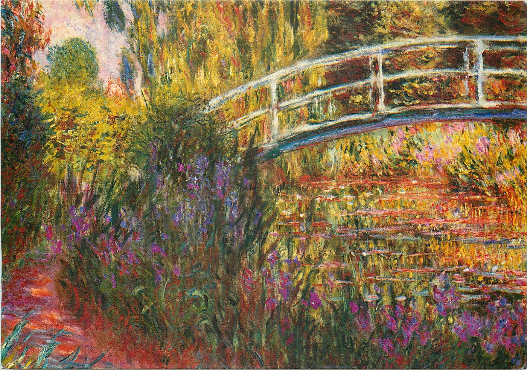 CPM Claude Monet (1840 1926) le pont japonais bassin aux nympheas 1900