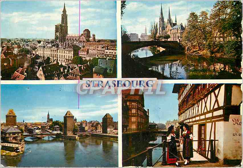 CPM L'Alsace Pittoresque Souvenir de Strasbourg