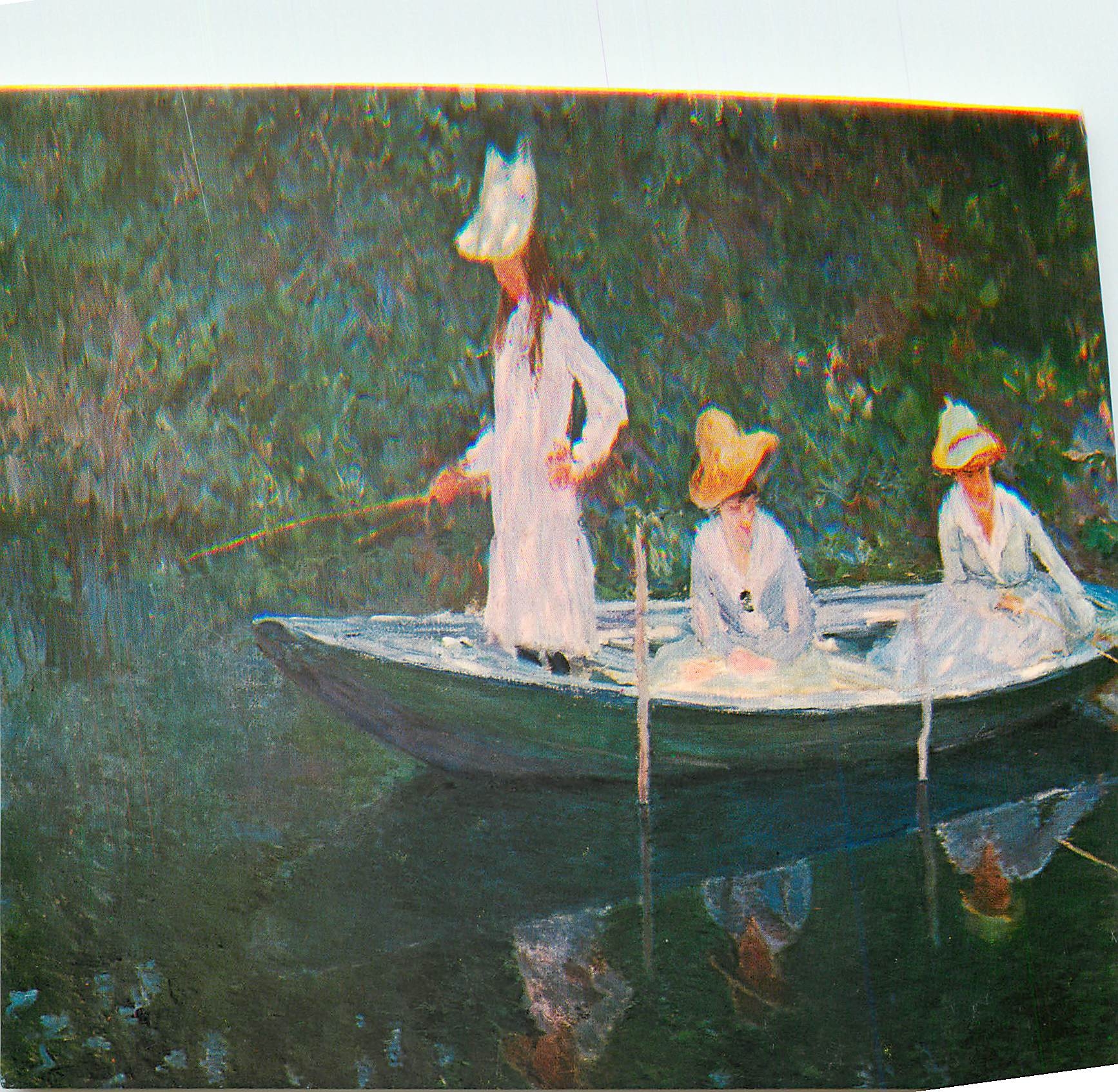 CPM C Monet La Barque a Givemy 1887