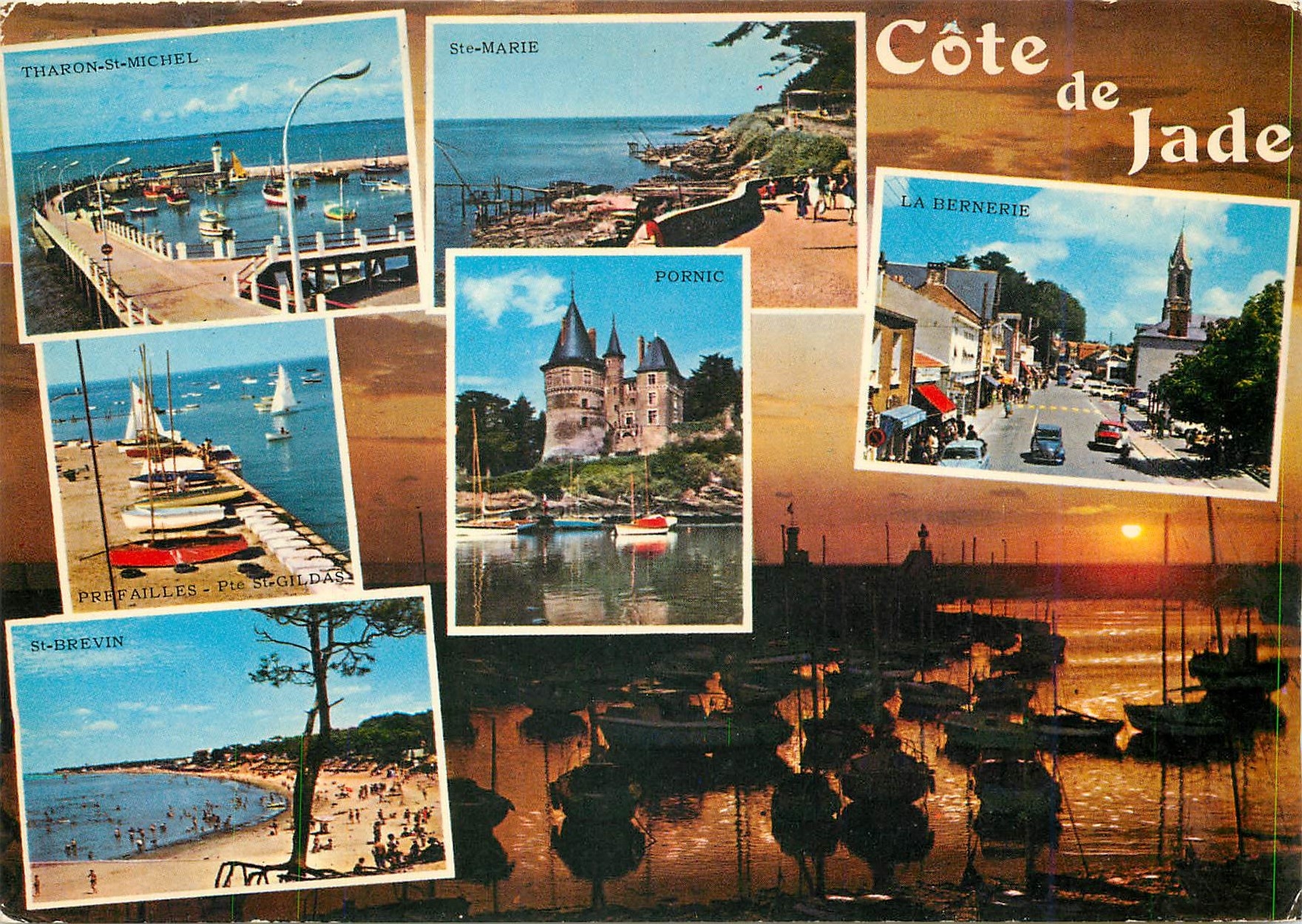 CPM La Cote de Jade de l'estuaire de la loire a la Vendee