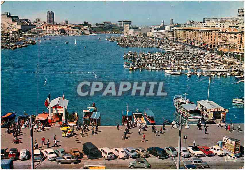 CPM Marseille (B du R) Le Quai des Belges et les vieux port