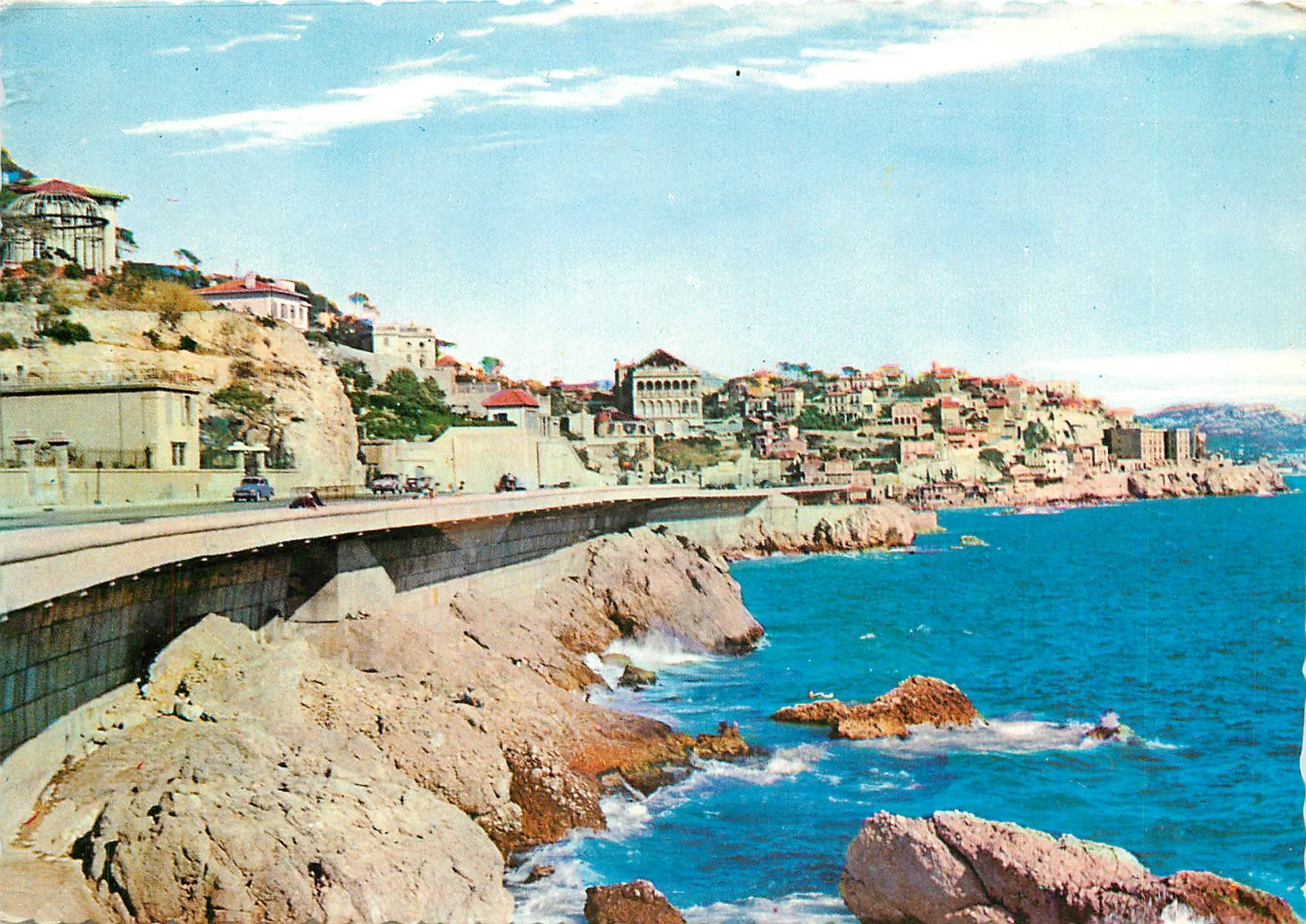 Vue de la Corniche à Marseille — éditeur LABO-PHOTO-SUD, n° 36