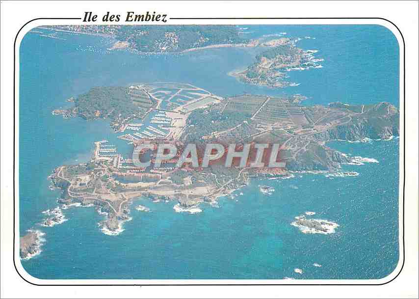 CPM Au soleil de la Cote d'Azur Ile des EMniez Vue aeirienne