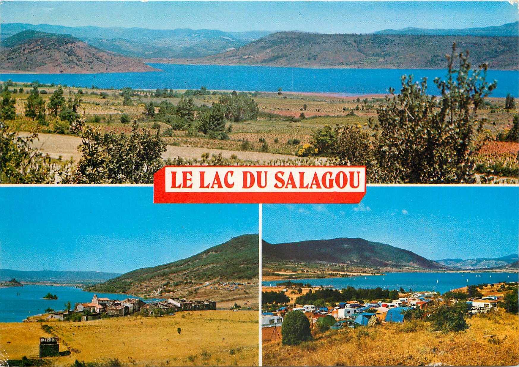 CPM Le Lac du Salagou aux environs de Clermont L'Herault et de Lodeve(Herault)