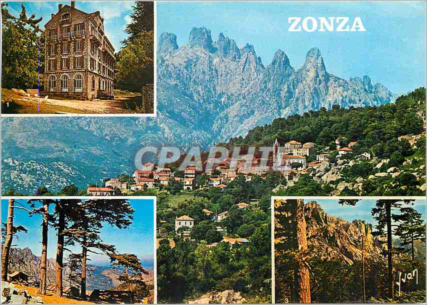 CPM Zonza (Corse) Le Mouflon d'Or Maison Familiale de la C A F C