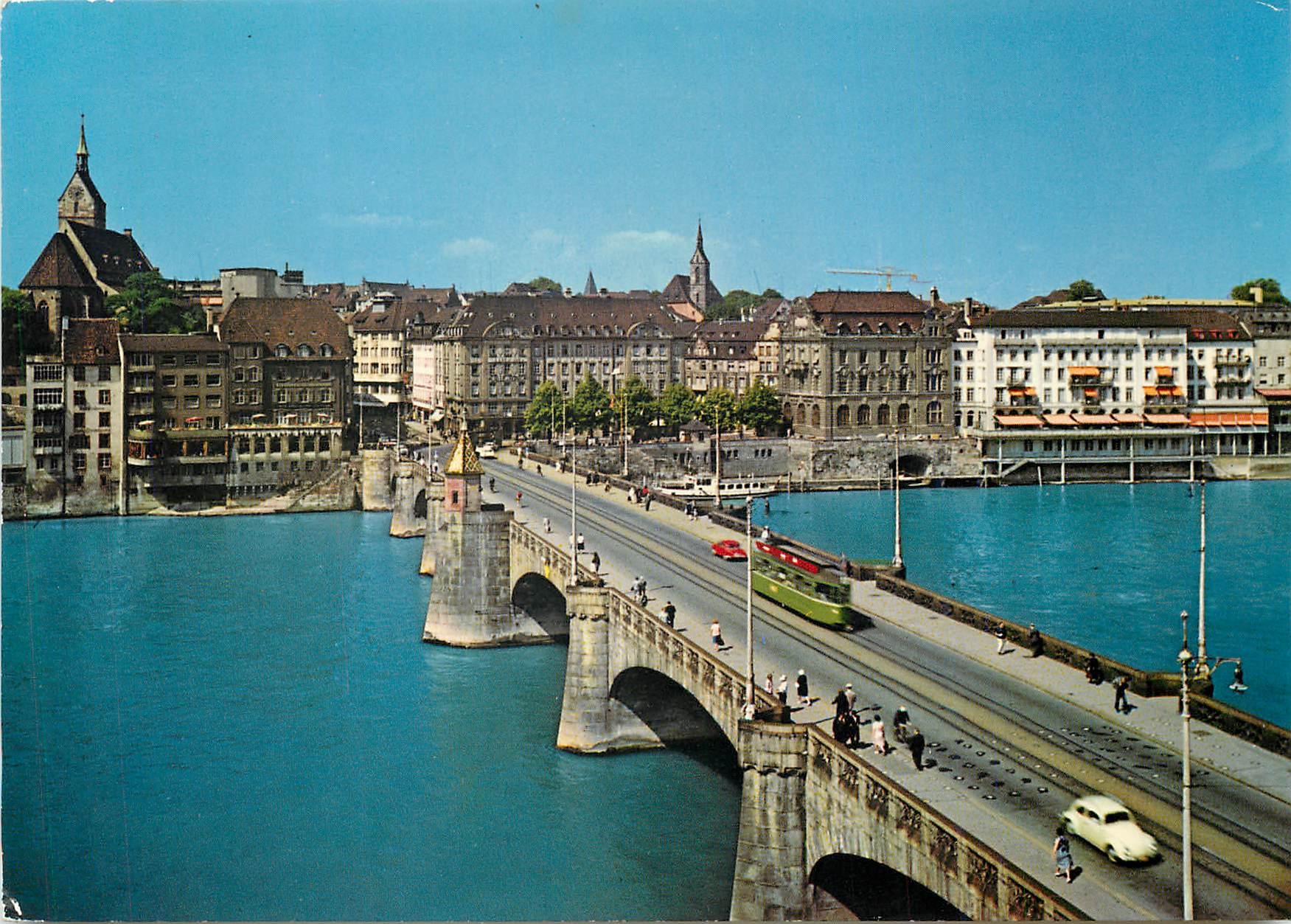 CPM Pont du milieu et eglise St Martin Basel