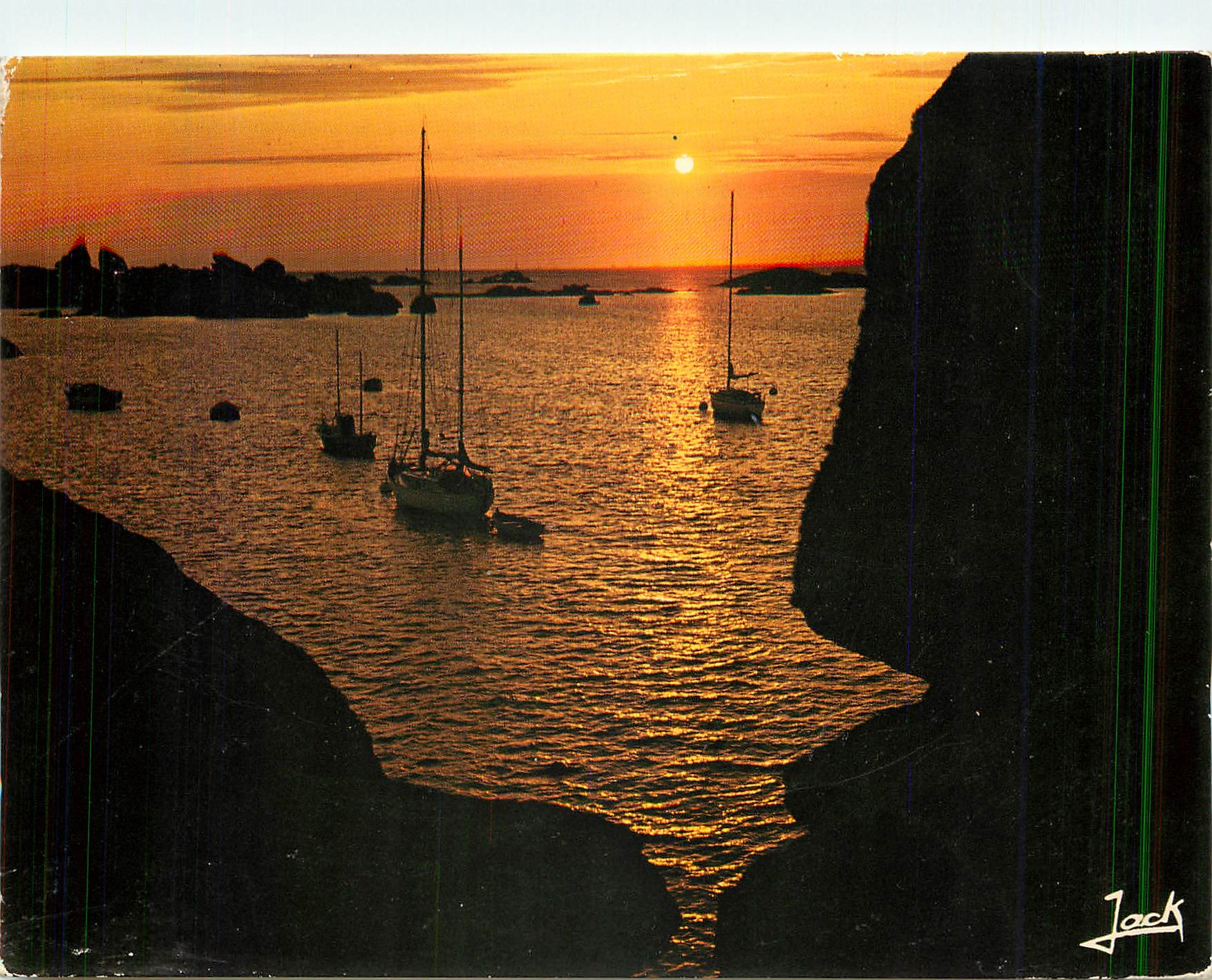 CPM Couleurs de Bretagne Derniers reflets sur la cote