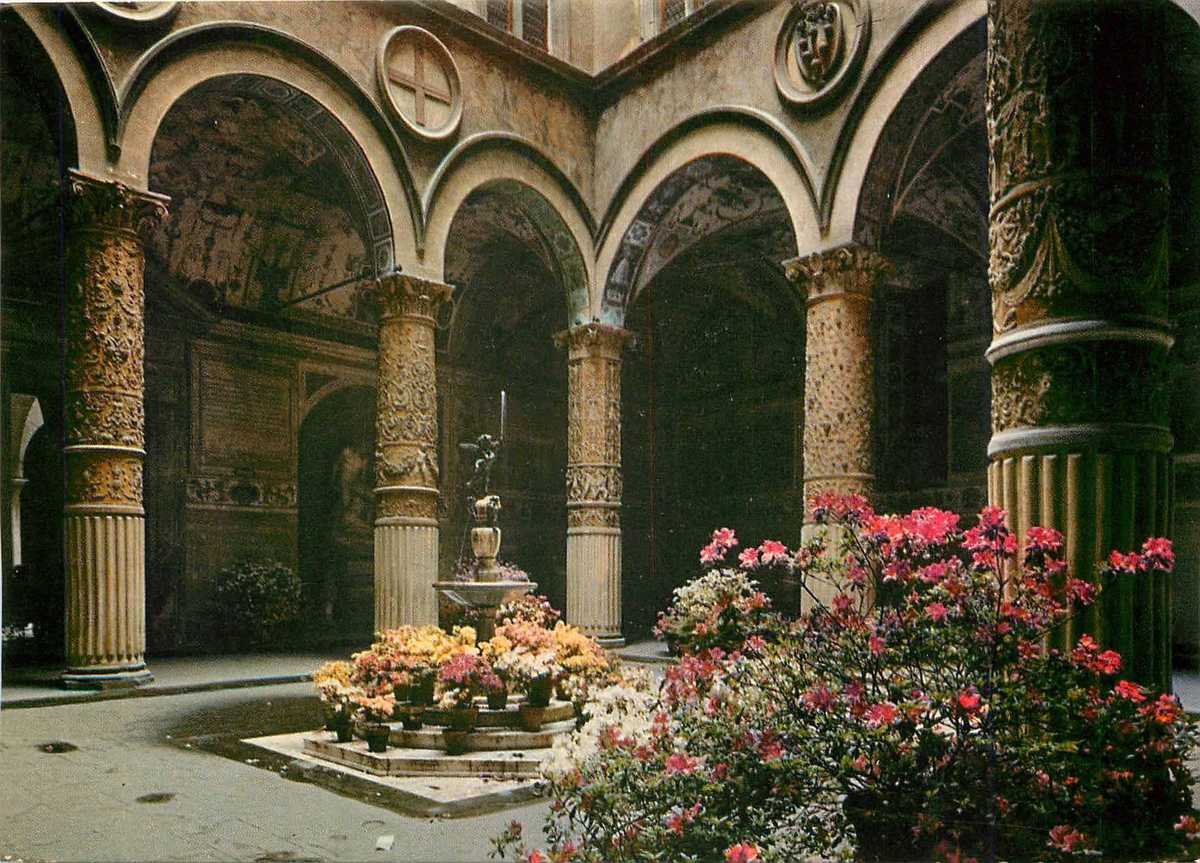 CPM Firenze Vieux Palace la court