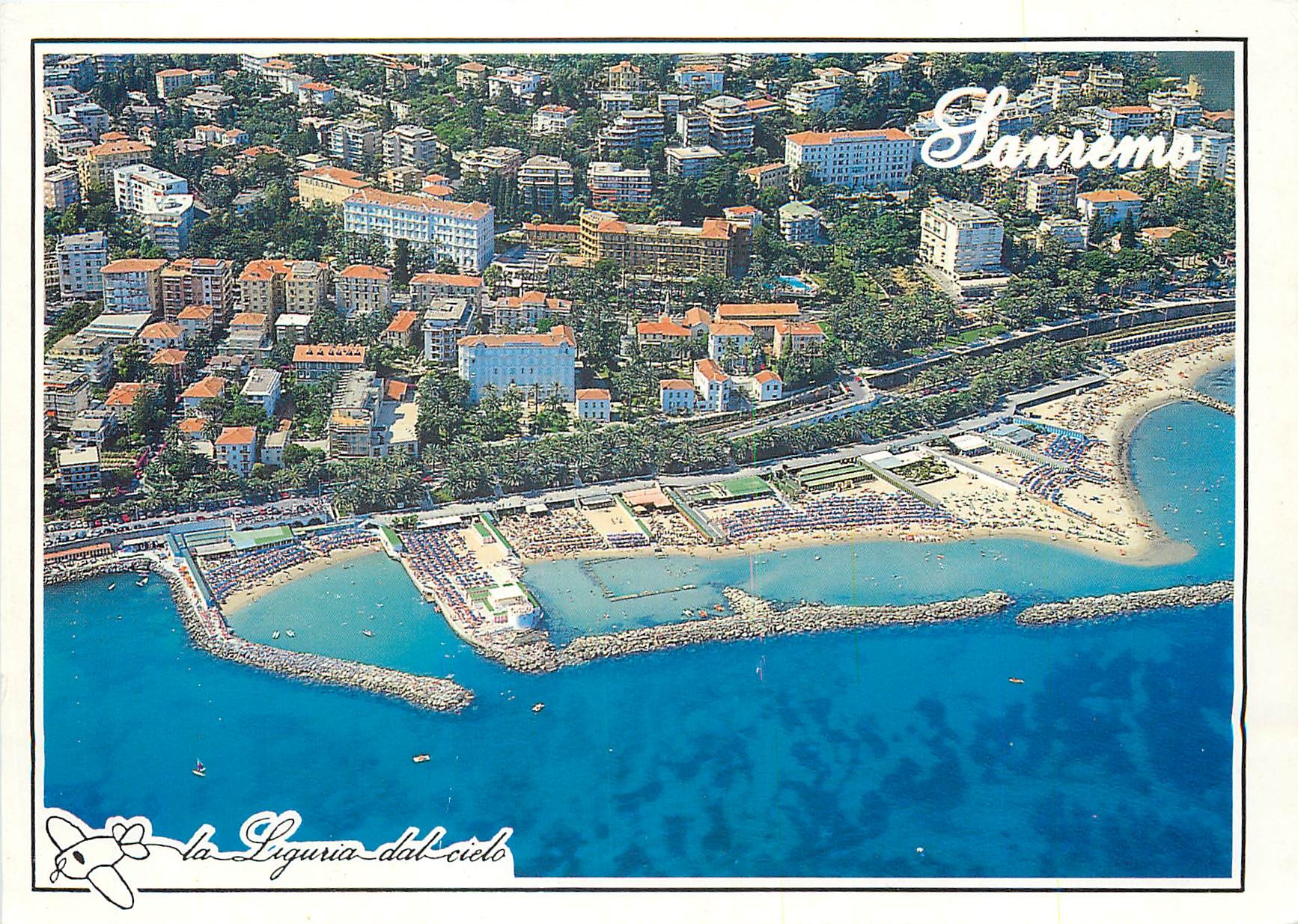 CPM Riviera dei Fiori Sanremo Vue aerienne