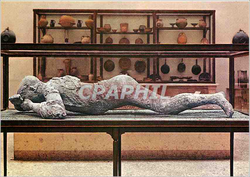 CPM Pompei Antiquarium Ipreinte de figure Feminine