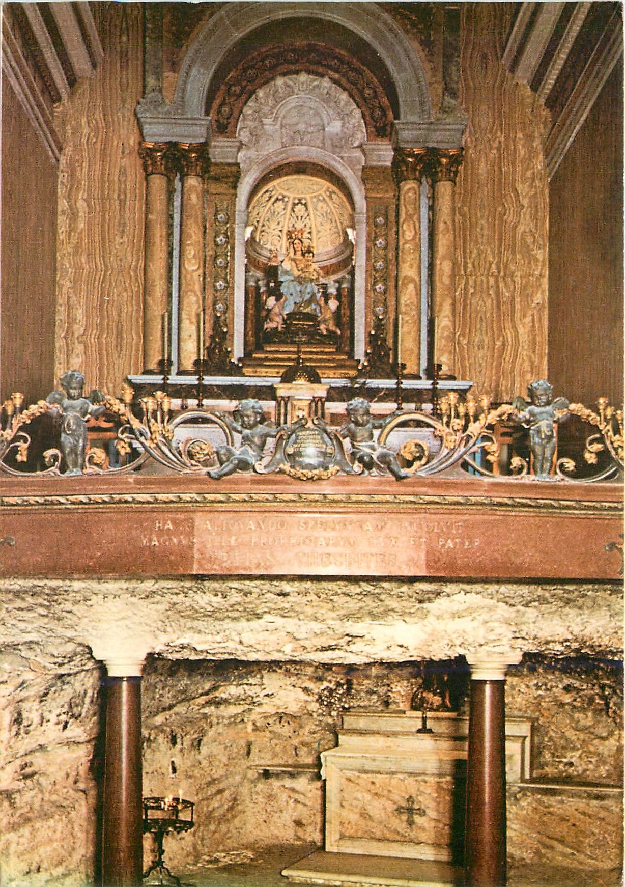 CPM Monastery of Stella Maris Halfa High Altar and The Grotto of Elias the Prothet Mount Carmel