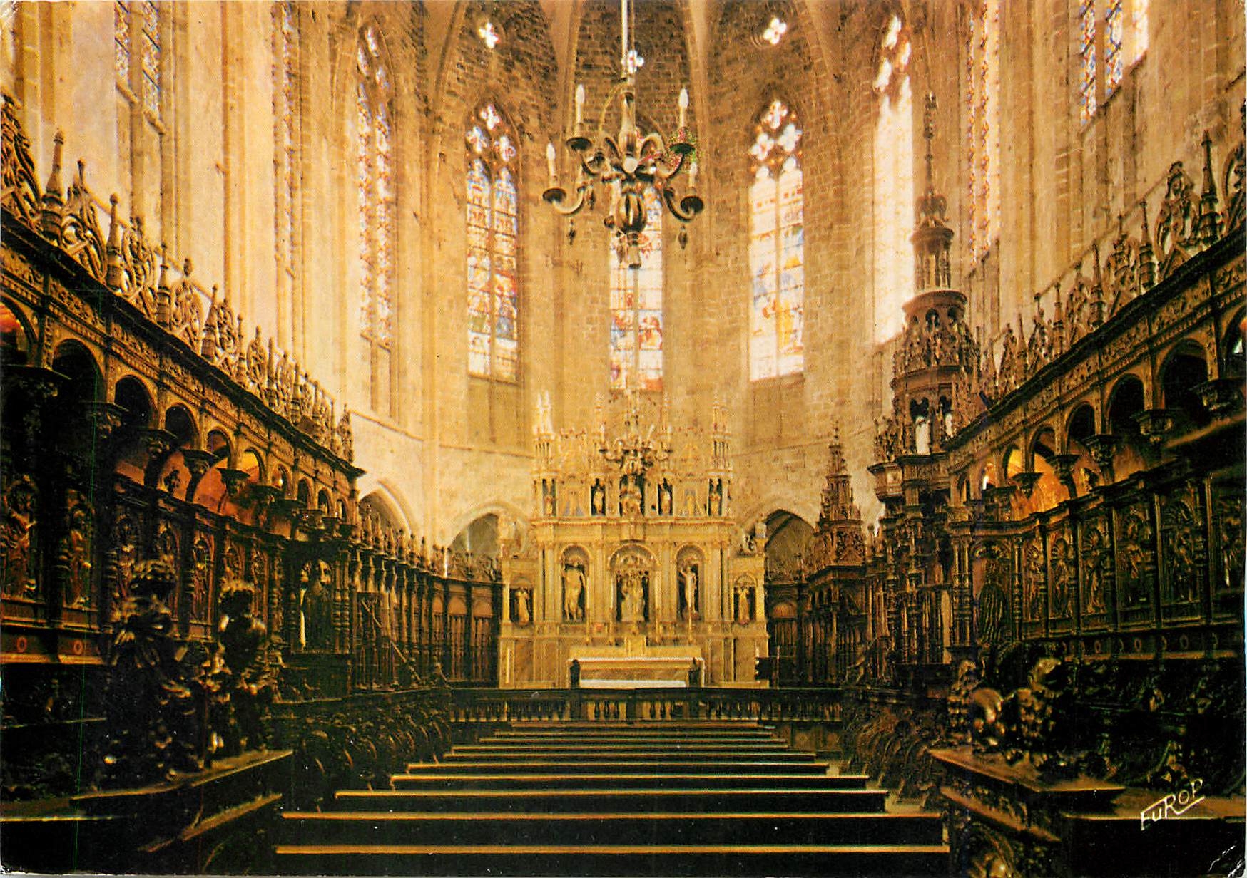 CPM Saint Bertrand de Comminges (Haute Garonne) Le Choeur de la Cathedrale et les Stalles