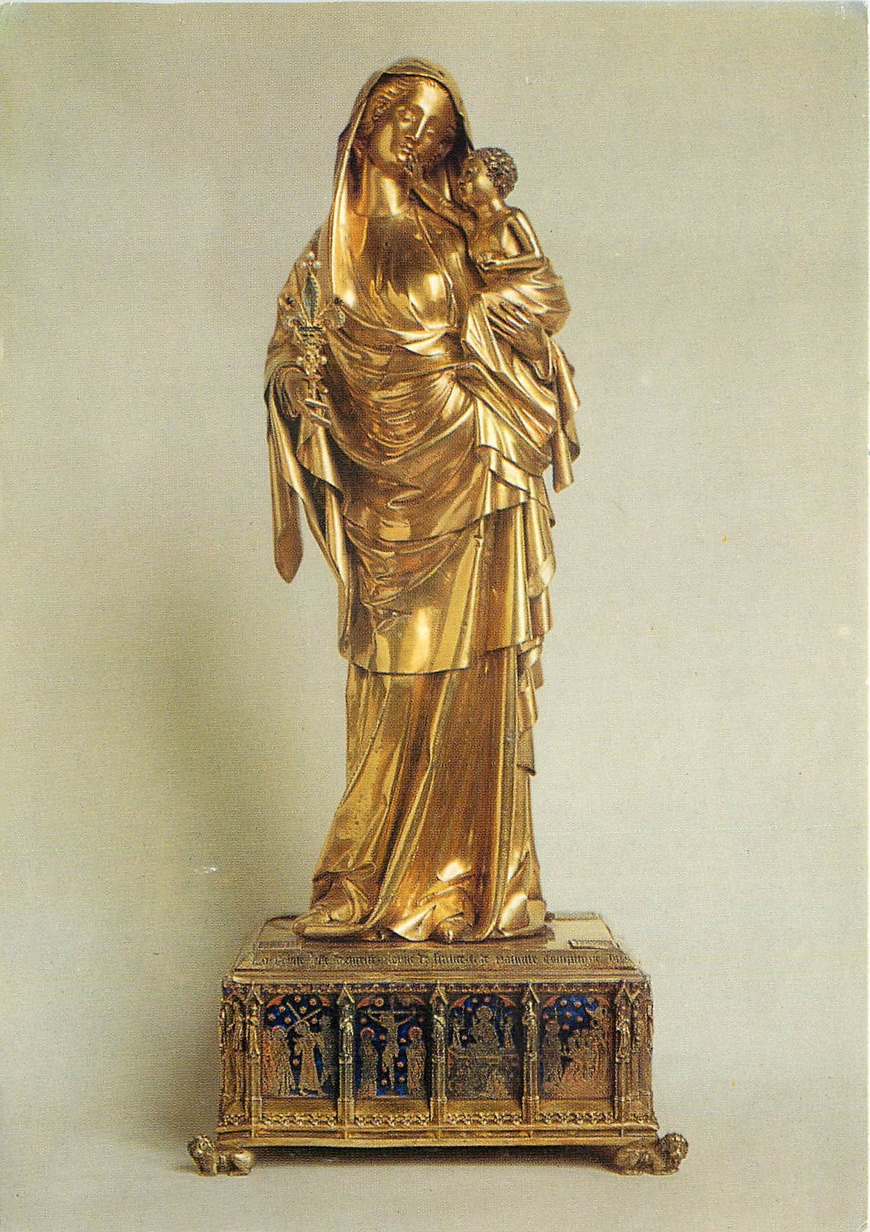 Statue de la Vierge à l'Enfant — reliquaire — Musée du Louvre