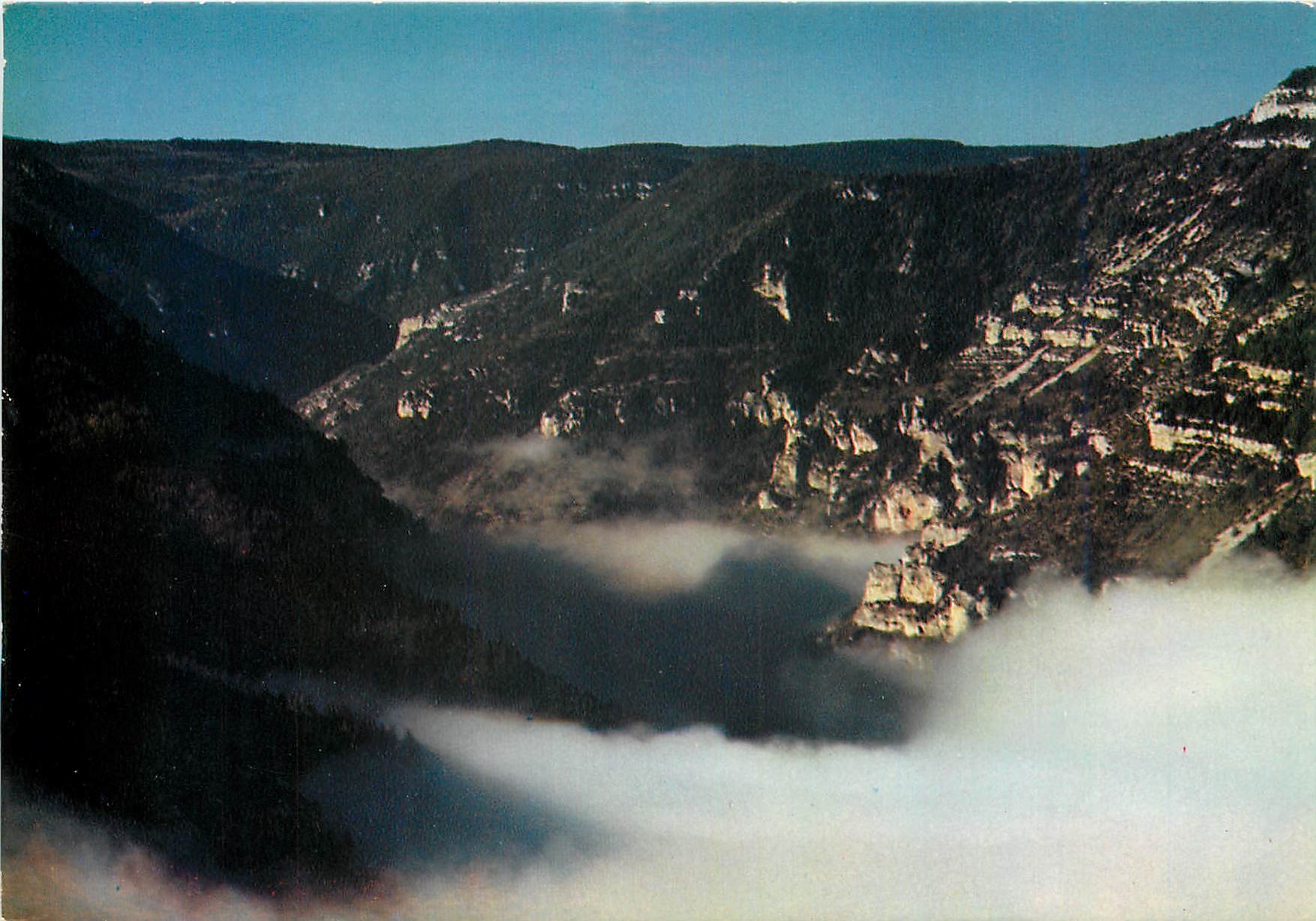 CPM Les Gorges du Tarn Sainte Enimie (Lozerre) Mer de nuages dans les Gorges