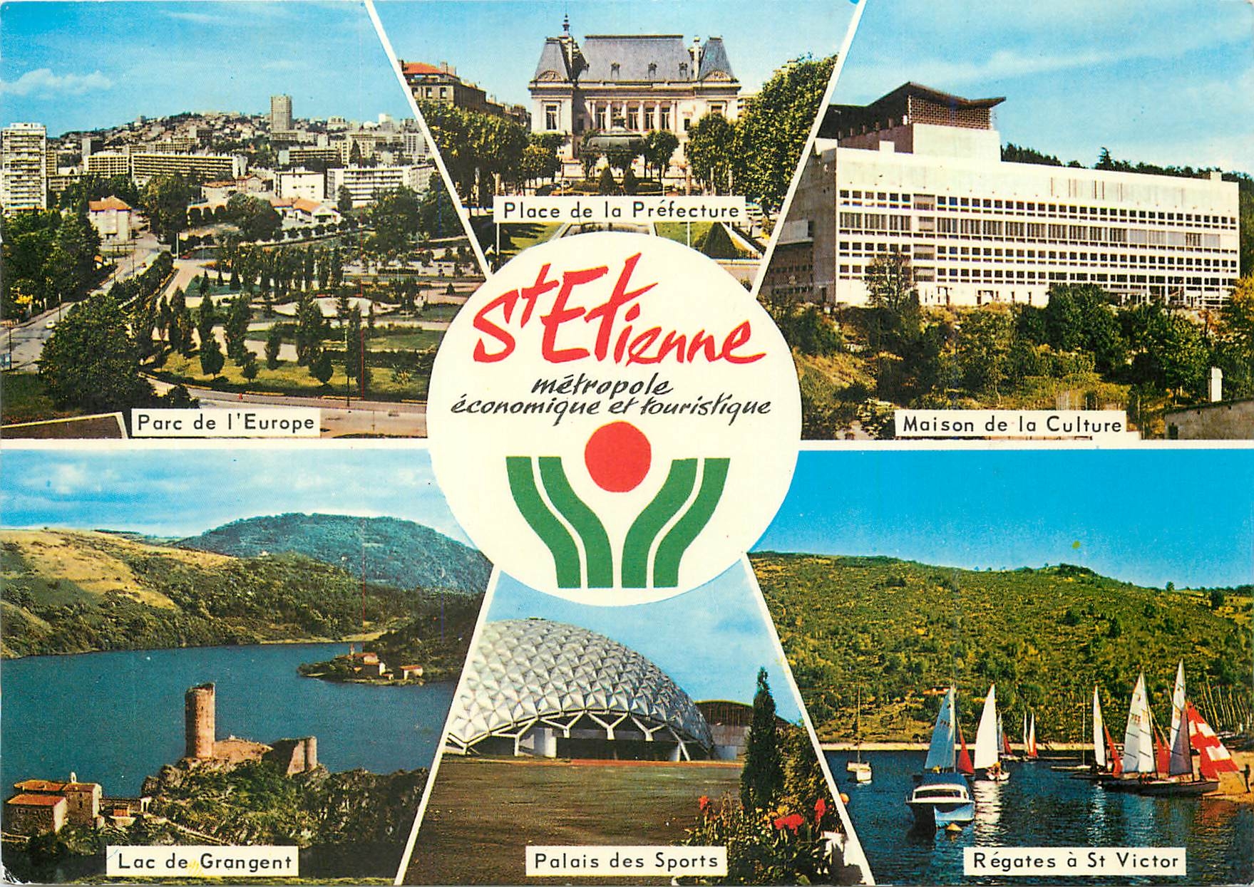 St Etienne — métropole économique et touristique — CPA THEOAC ÉDITIONS REUNIES
