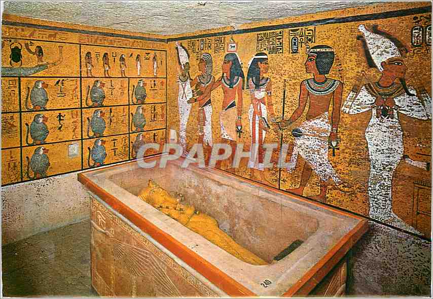 CPM Thebes Chambre morituaire au tombeau de Tout Ankh Amon