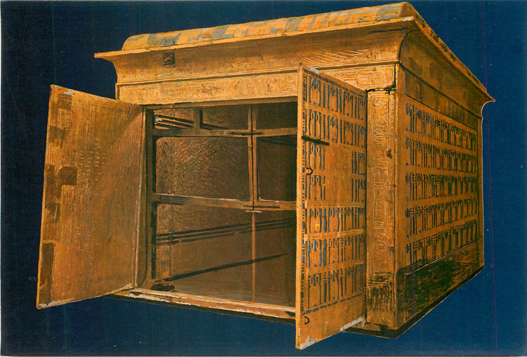 CPM La Musee Egyptien Cairo La Grande Chapelle en bois recouverte de Stuc et dore