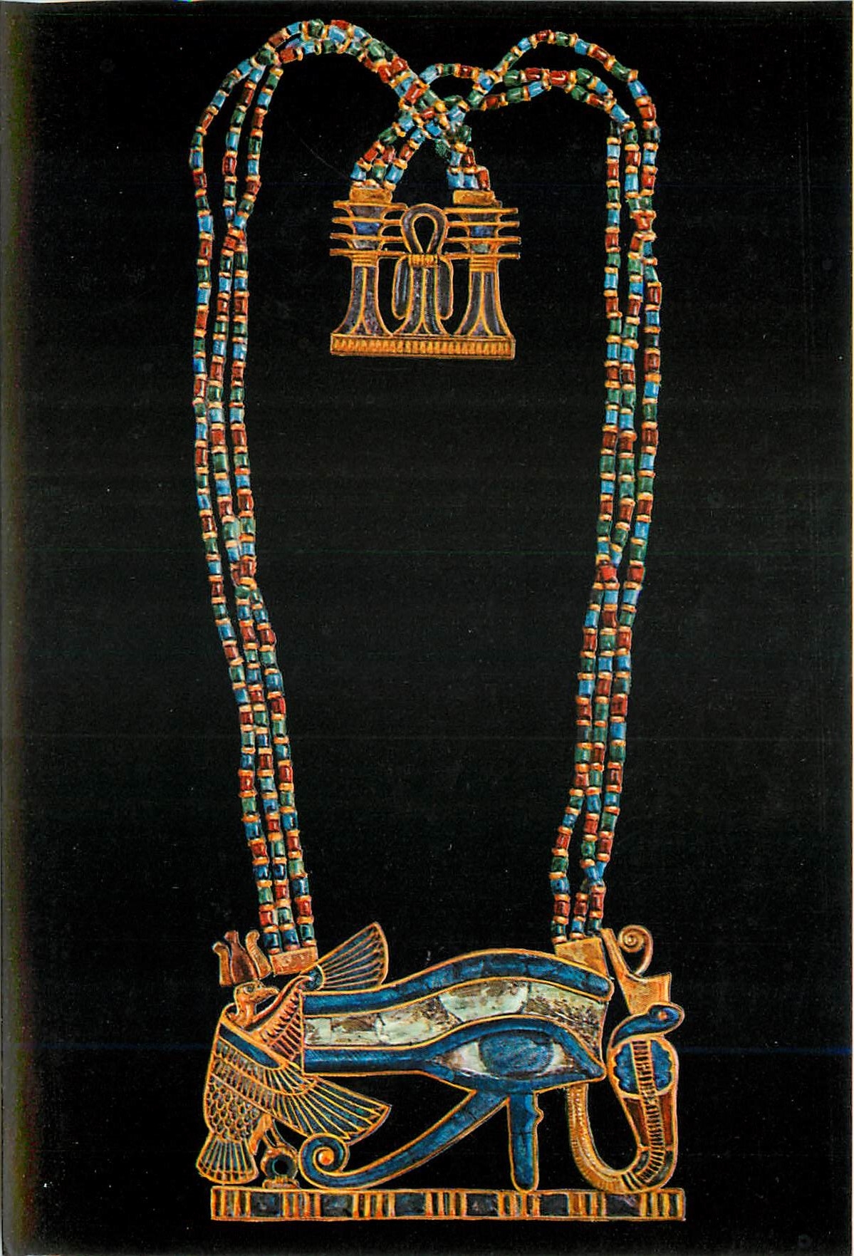 CPM La Musee Egyptien Cairo Pectoral en or representant l'oeil magique sorti de pierres semiprecieus