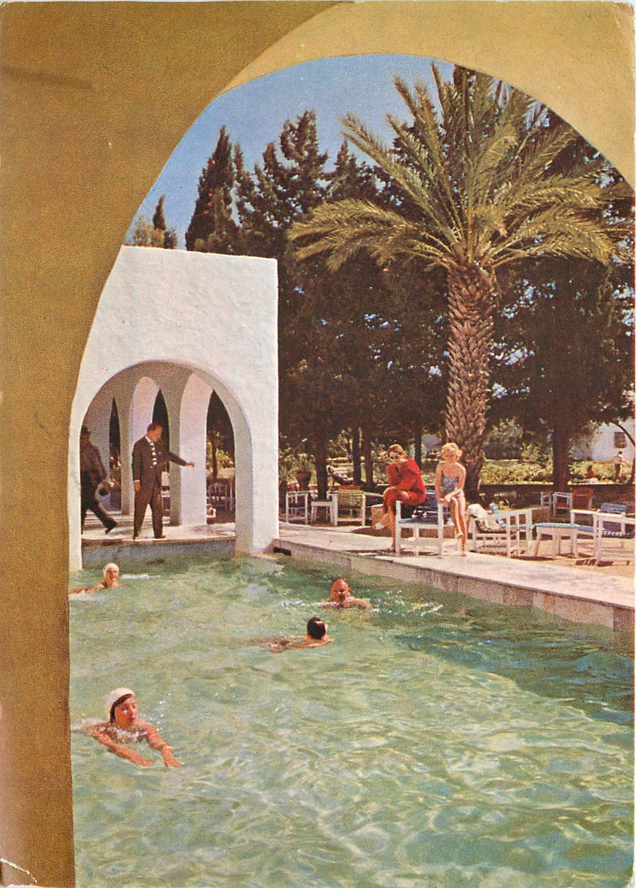 CPM Hotel Miramar Hammamet (Tunisie) La piscine