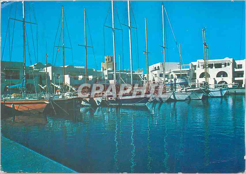 CPM Le quai d'honneur Port El Kantaoui Sousse Tunisie