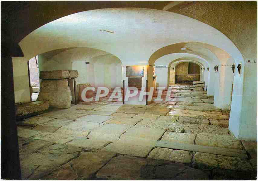 CPM Jerusalem Ecce Homo Convent Lithostrotos vue generale