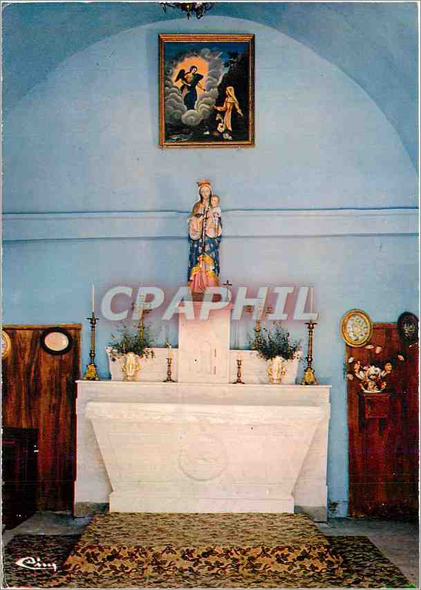 CPM St Etienne le Laus (Htes Alpes) Notre Dame du Laus Interieur de la Chapelle de N D des Fours