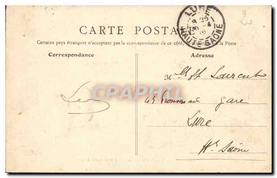 Clairvaux (Jura) alt. 540 m. — Un coin du Lac — B.F. Paris, R. Chapuis, n°31 — Rückseite