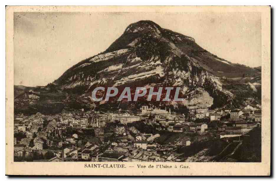 Saint-Claude — Vue de l'Usine à Gaz — Éd. J. Mermet, Libraire