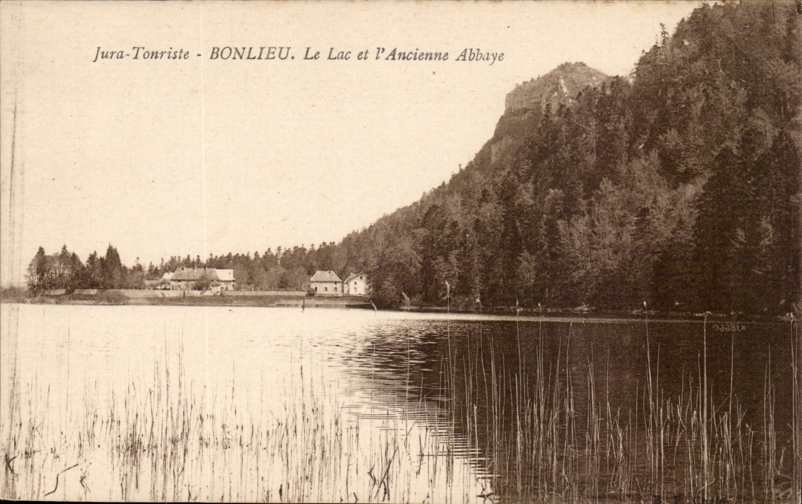 Jura-Touriste- Bonlieu -le Lac et l'Ancienne Abbaye -CPA