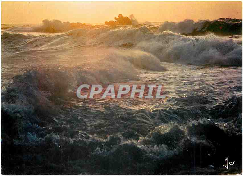 CPM Coup de vent de Suroit sur la cote bretonne 