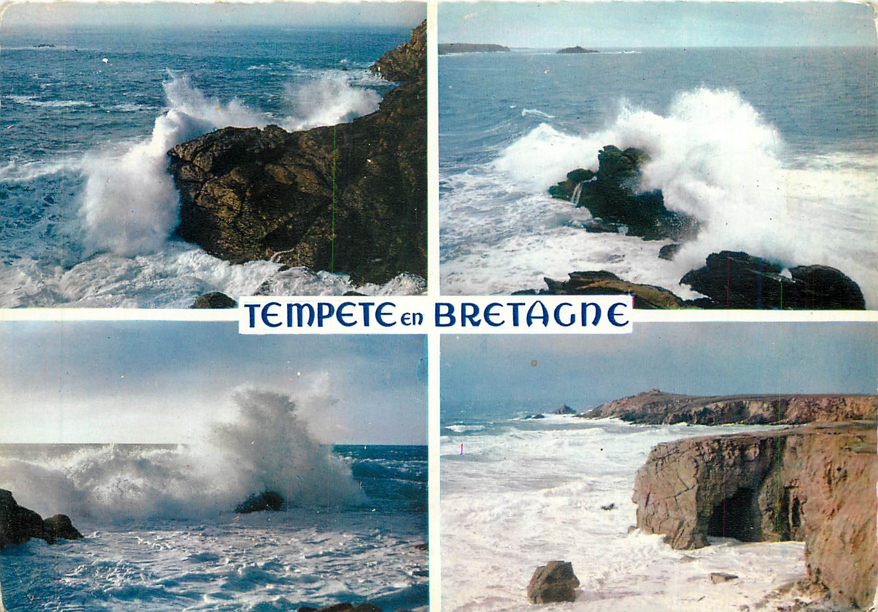 CPM Tempete en Bretagne 