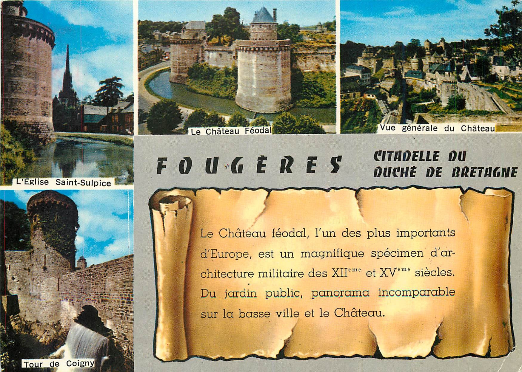 CPM Fougeres Citadelle du Duche de Bretagne 