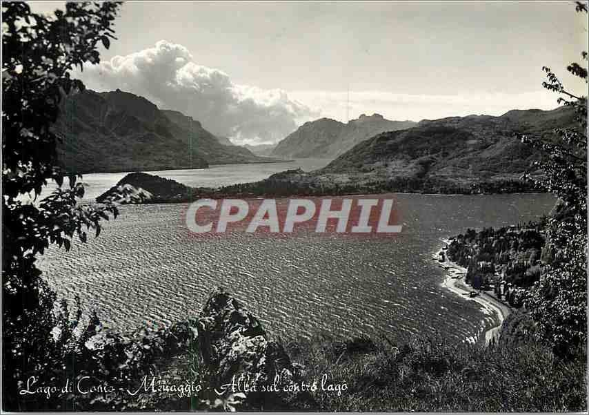 CPM Lago di Como Menaggio L'Aube au milieu du Lac 